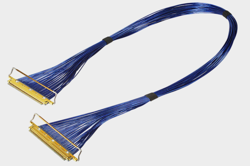 I-PEX 82912-100B-02-D 20874-020T-01 40AWG 极细同轴线束替代品