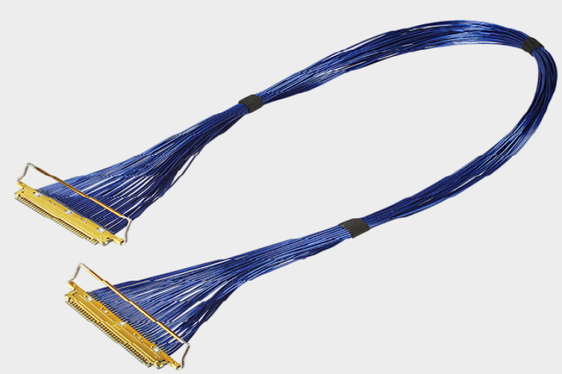 I-PEX 82067-100B-02-D 20454-220T 40AWG 极细同轴线束替代品