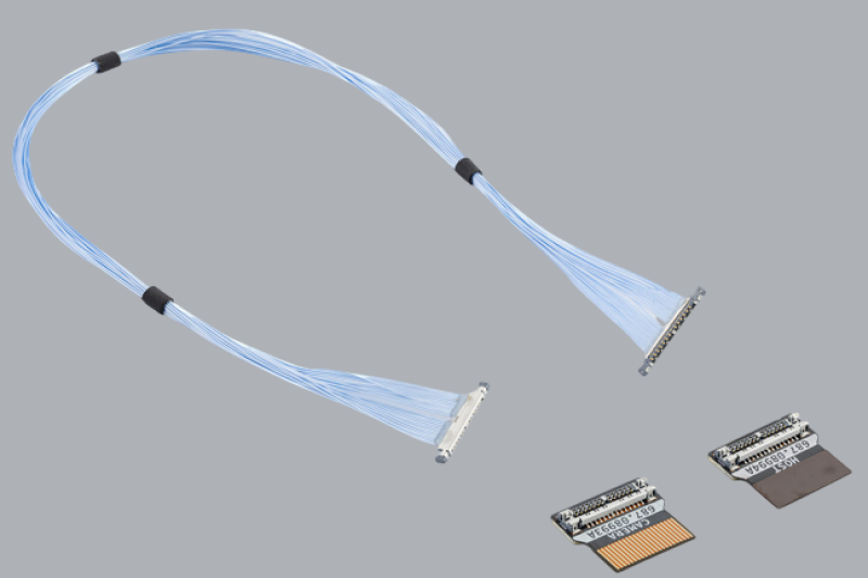 I-PEX 83052-100B-01-D 20532-040T-02-1 46AWG 极细同轴线束替代品