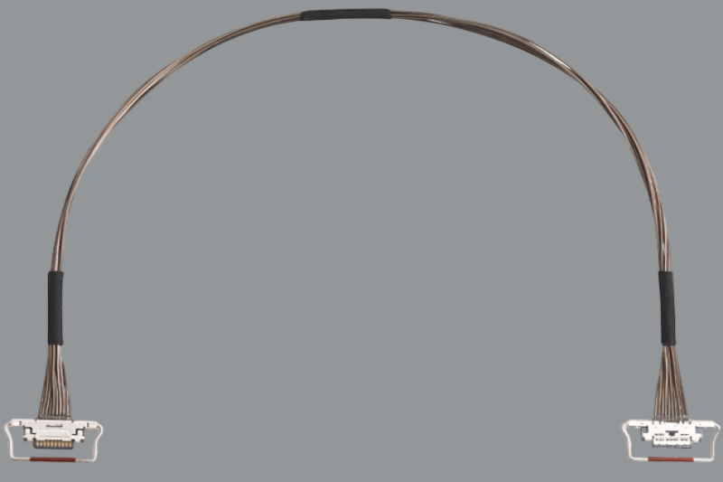 I-PEX 82859-100B-02-D 20634-112T 40AWG 极细同轴线束替代品