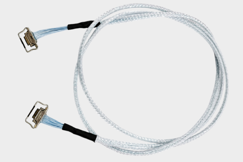I-PEX 82976-100B-01-D 20634-210T 40AWG 极细同轴线束替代品
