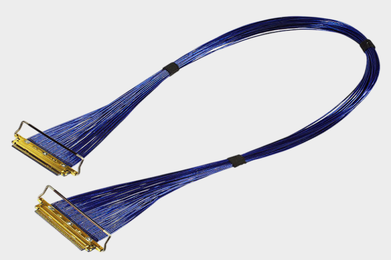 I-PEX 82146-100B-02-D 20634-160T-02 40AWG 极细同轴线束替代品