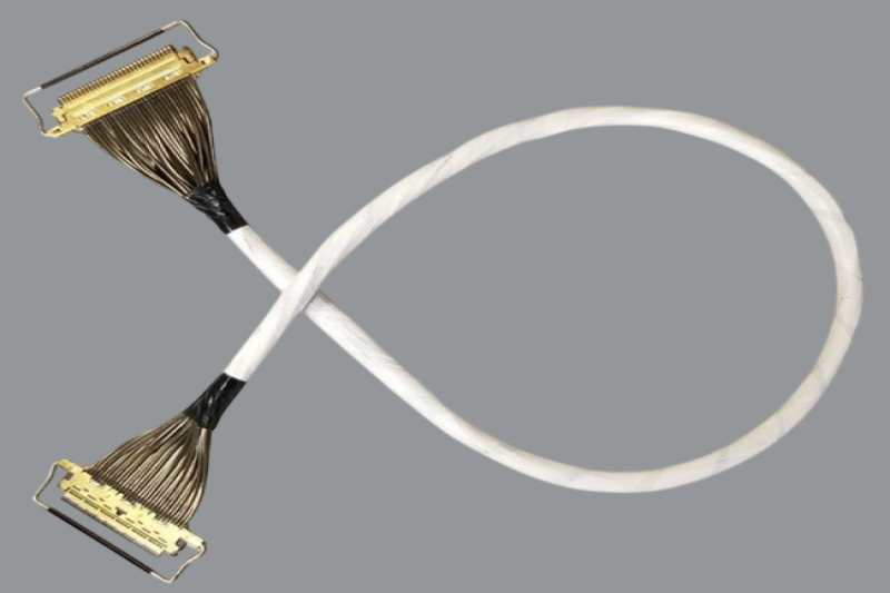 I-PEX 81423-100B-02-D 20634-130T-02 40AWG 极细同轴线束替代品