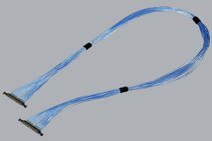 I-PEX 83050-100B-01-D 20532-034T-02-1 46AWG 极细同轴线束替代品
