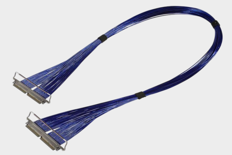 I-PEX 82876-100B-02-D 20777-040T-01 40AWG 极细同轴线束替代品