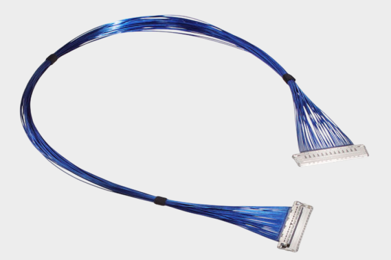 I-PEX 82661-100B-02-D 20874-040T-01 40AWG 极细同轴线束替代品