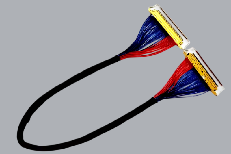 I-PEX 81422-100B-02-D 20454-240T 40AWG 极细同轴线束替代品