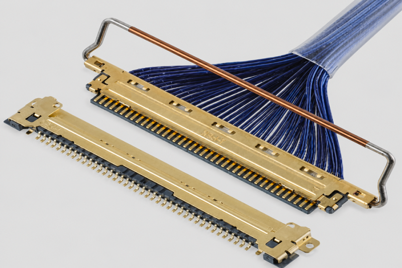 I-PEX 83061-100B-01-D 20454-220T 40AWG 极细同轴线束替代品