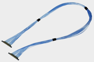 I-PEX 82068-100B-02-D 20497-026T-30 44AWG 极细同轴线束替代品