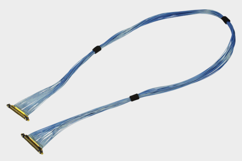 I-PEX 82447-100B-02-D 20532-050T-02-1 46AWG 极细同轴线束替代品