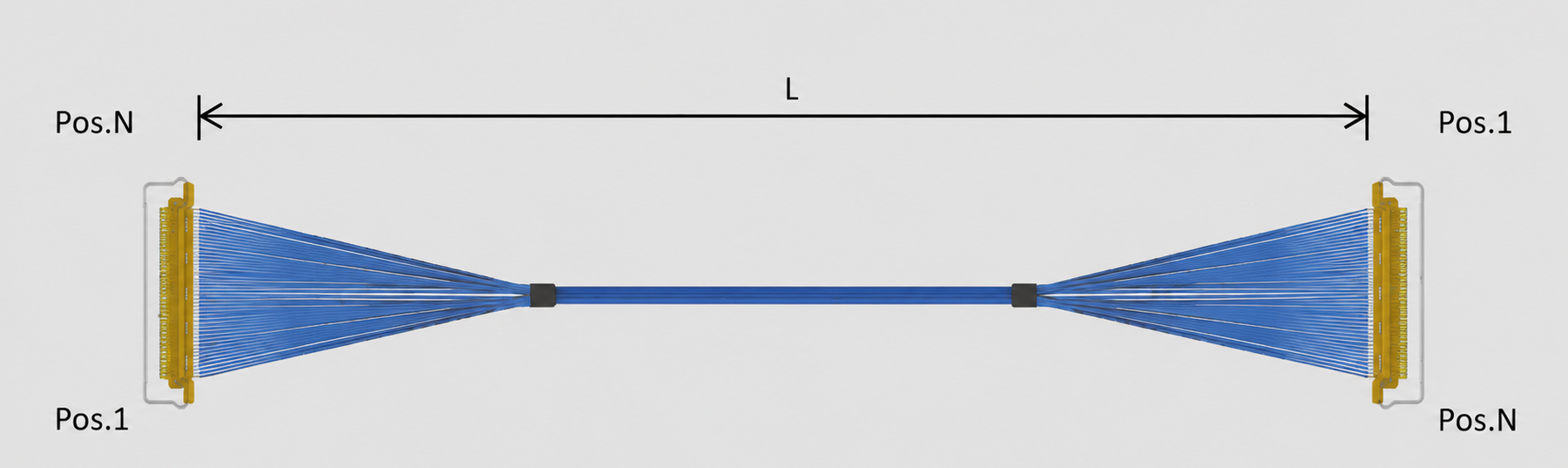 I-PEX CABLINE-VS_20454(1-N)极细同轴线束